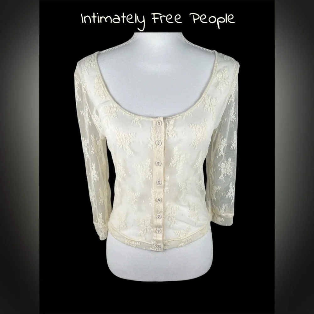 Free People | Intimately | Lost in Lace Cardi